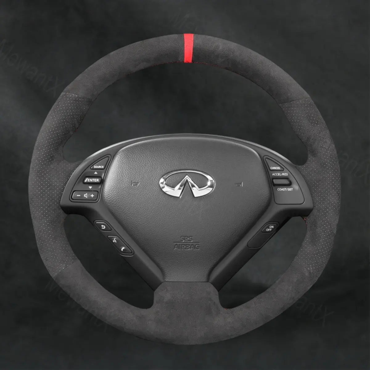 Steering Wheel Cover For Infiniti G G25 G35 G37 Q60 2017-2015
