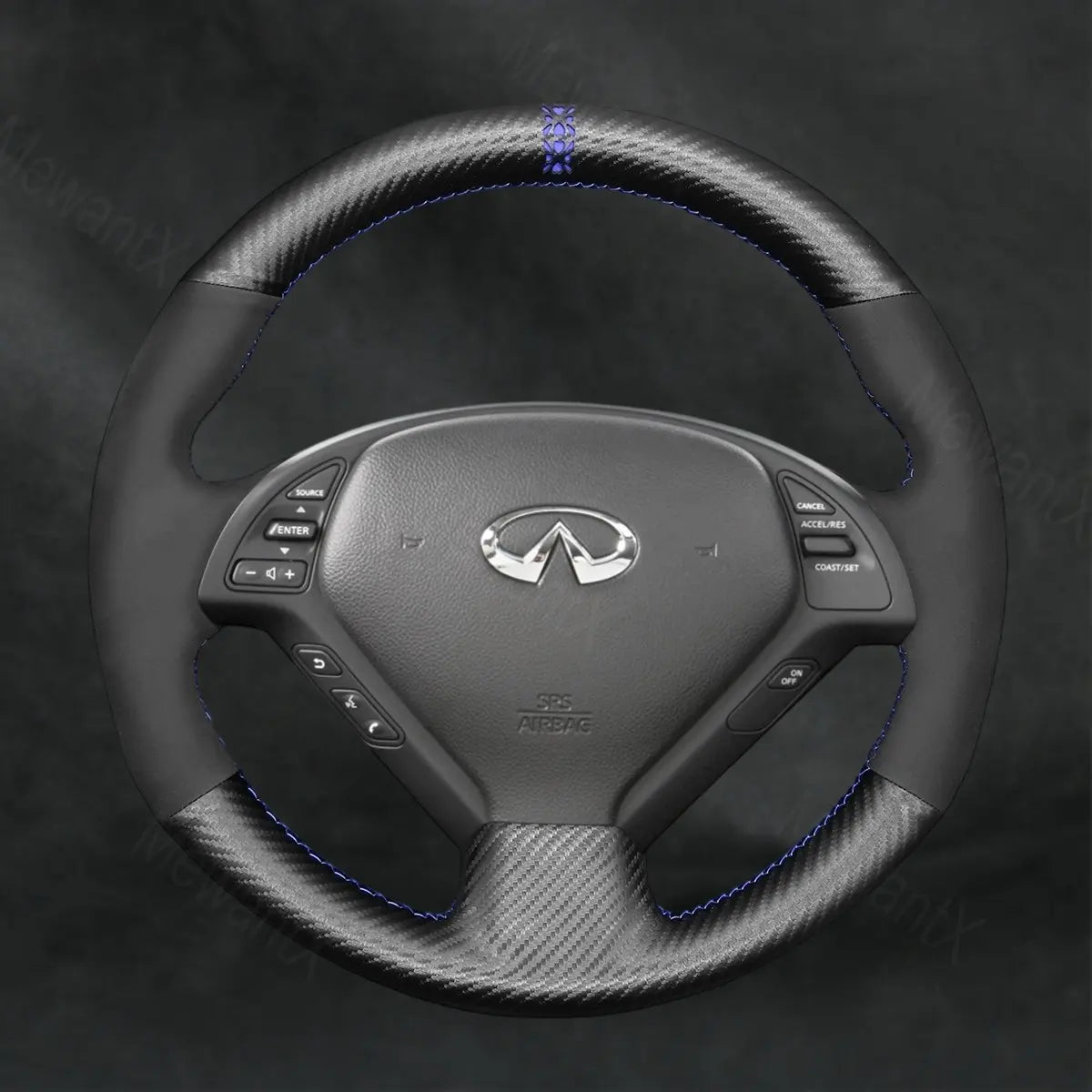 Steering Wheel Cover For Infiniti Q Q40 2014-2015