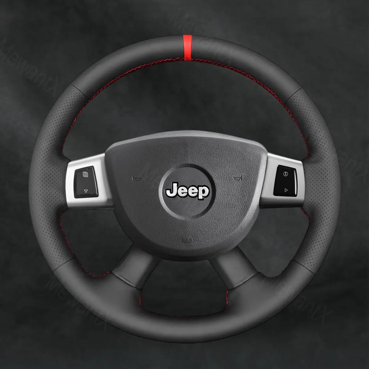 Steering Wheel Cover For Jeep Cherokee IVKK 2008 - 2010 - Mewantx