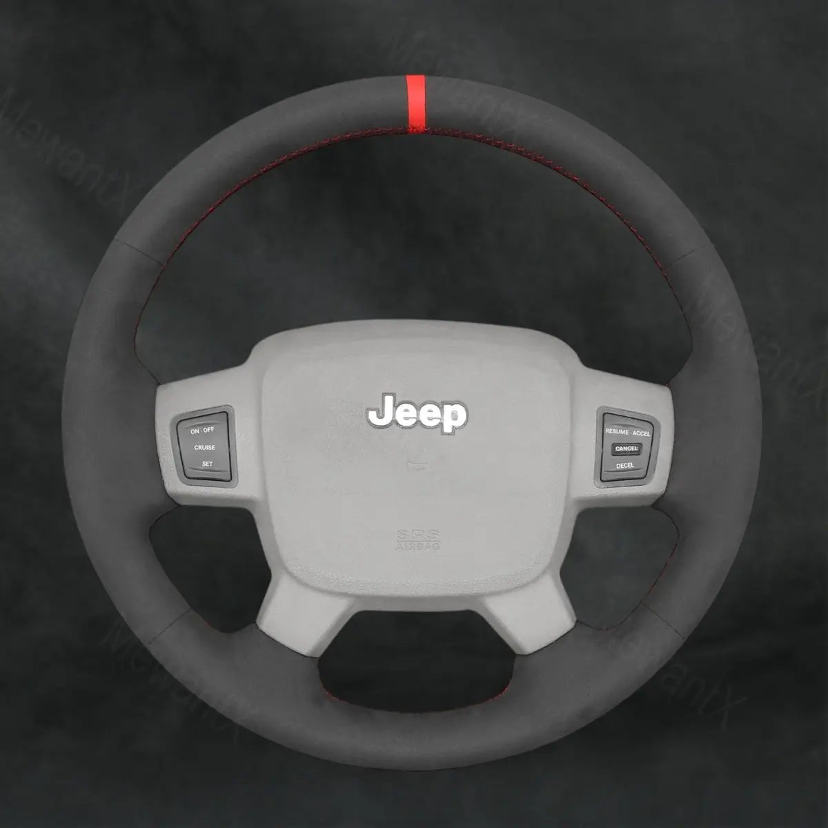 Steering Wheel Cover For Jeep Commander XK 2006 - 2008 - Mewantx