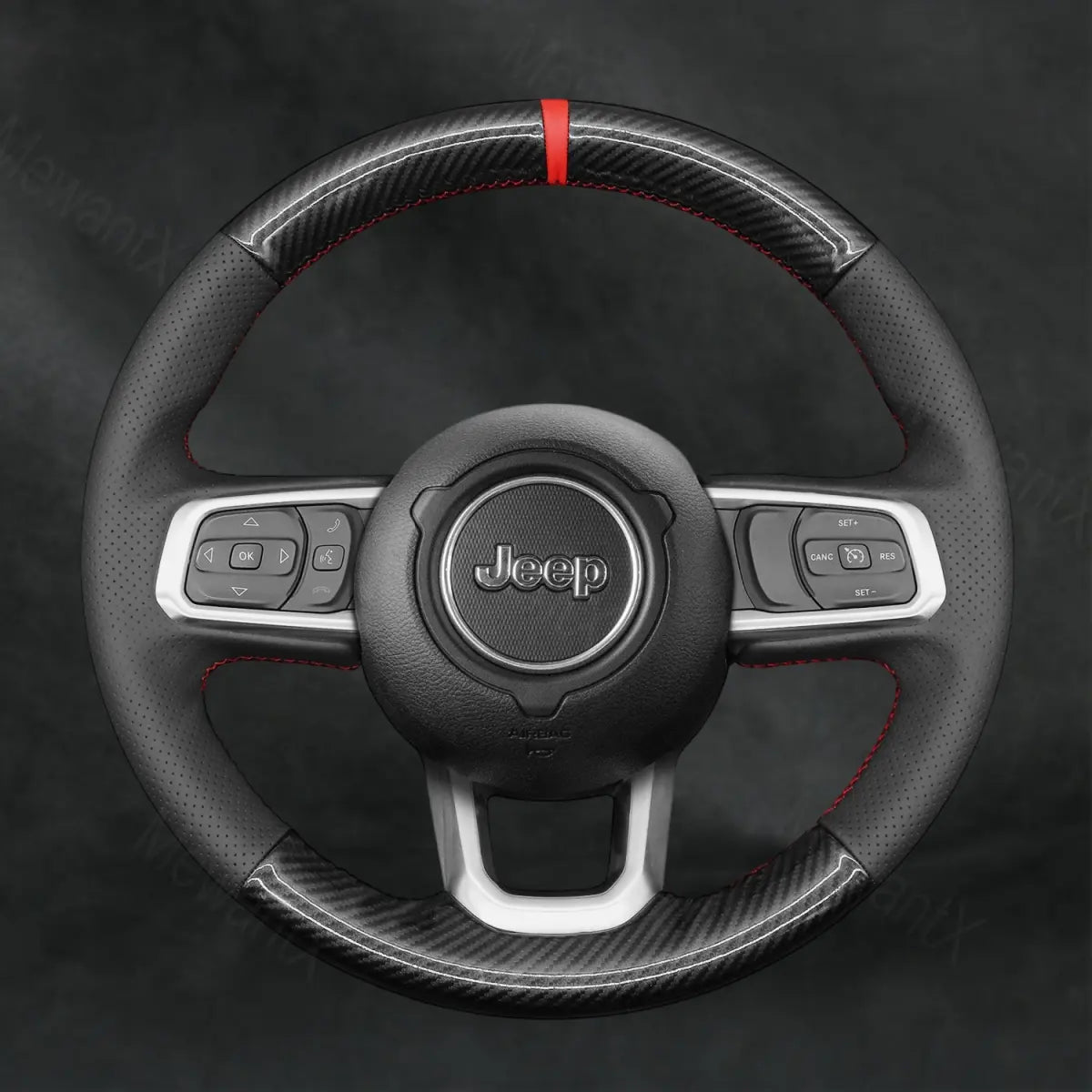 Steering Wheel Cover For Jeep Wrangler JL 2019-2025