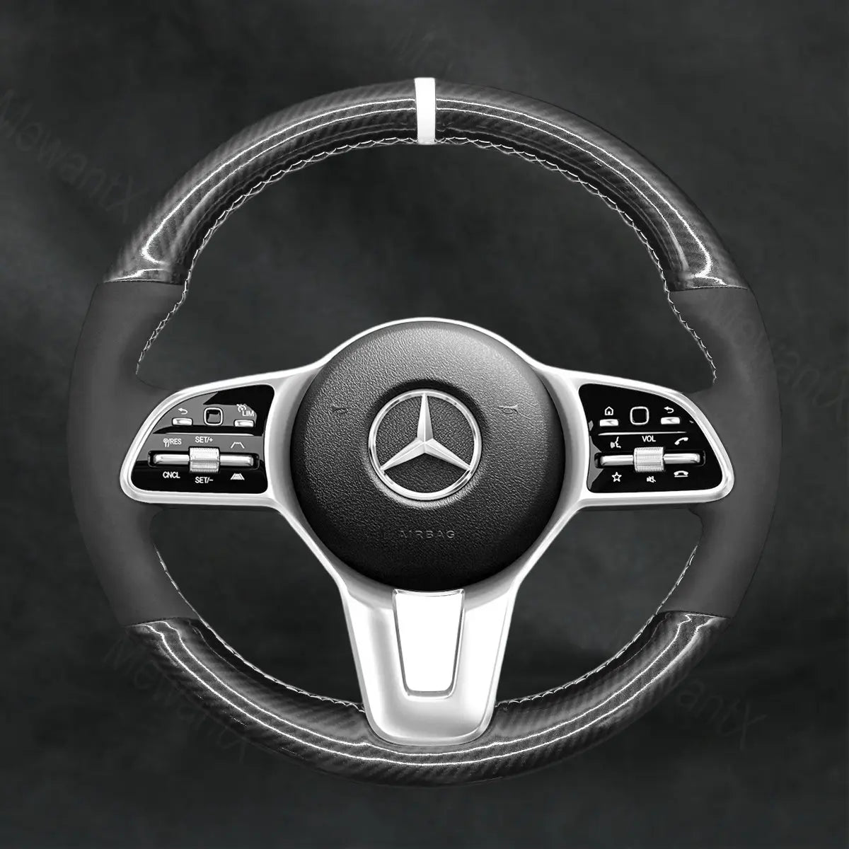 Steering Wheel Cover For Mercedes Benz A-Class W177 V177 2018-2023