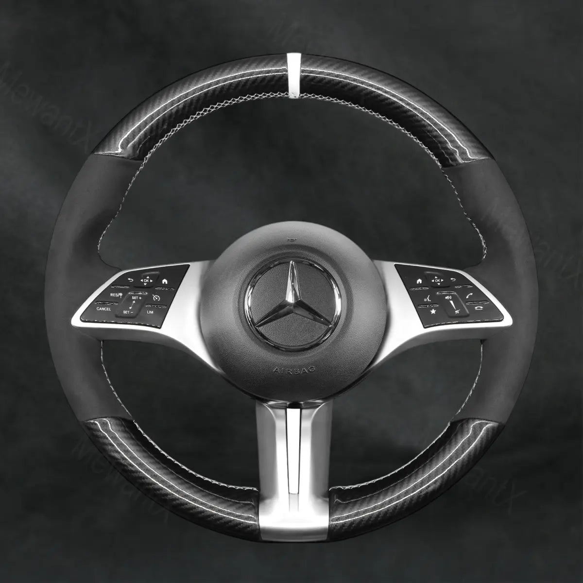 Steering Wheel Cover For Mercedes Benz A-Class W177 V177 2022-2025