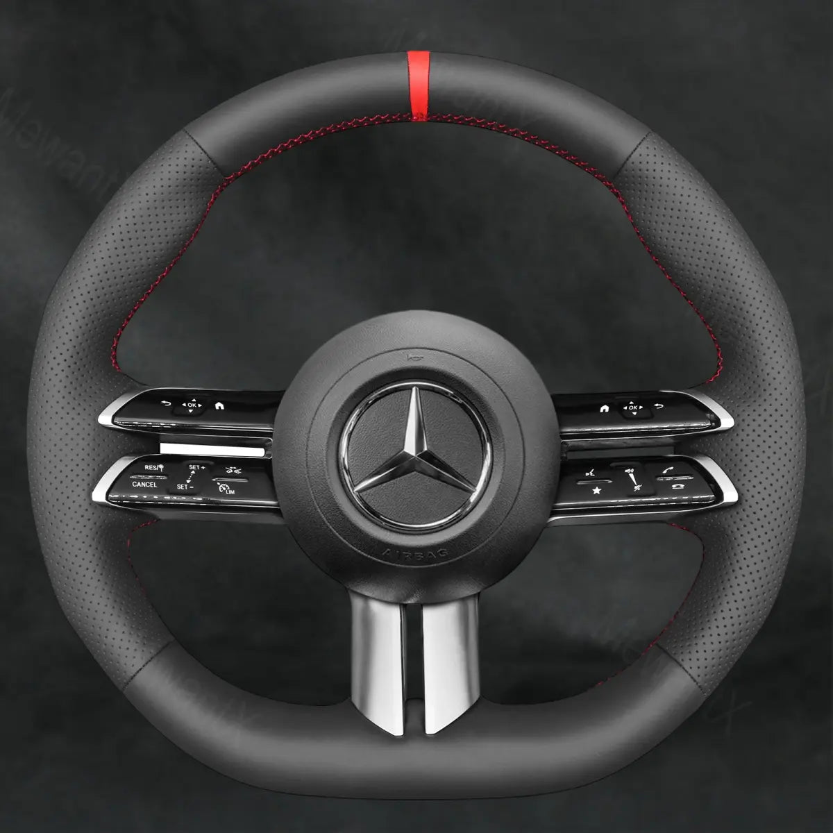 Steering Wheel Cover For Mercedes Benz A - Class W177 V177 2022 - 2025 - Mewantx