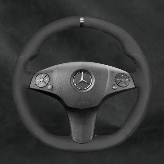 Steering Wheel Cover For Mercedes Benz AMG C63 W204 2008-2011