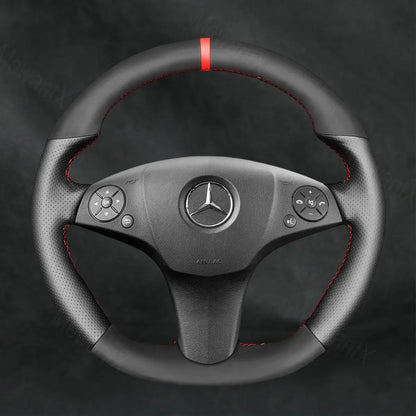 Steering Wheel Cover For Mercedes Benz AMG C63 W204 2008-2011