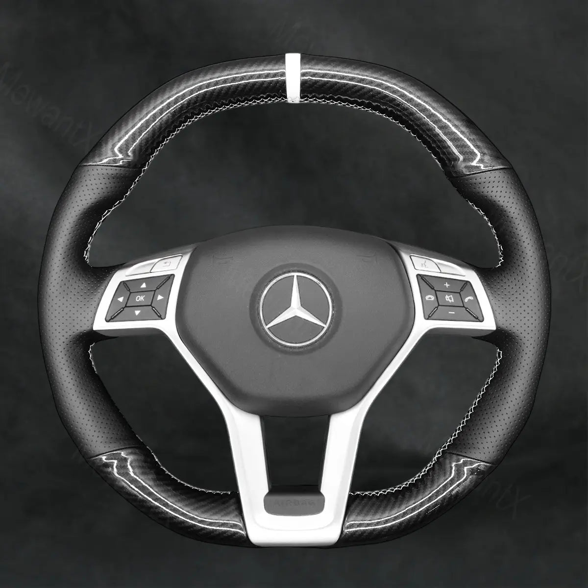 Steering Wheel Cover For Mercedes Benz AMG CLA 45 C117 2014