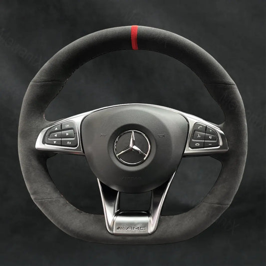 Steering Wheel Cover For Mercedes Benz AMG CLA 45 C117 2015-2019