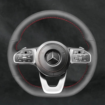Steering Wheel Cover For Mercedes Benz AMG CLA35 CLA45 C118 2019-2023