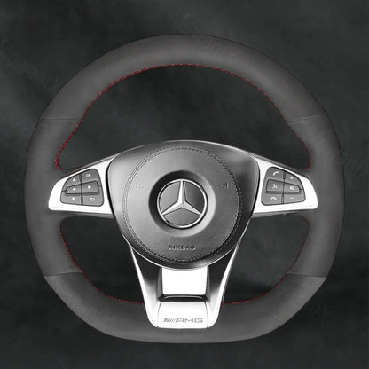 Steering Wheel Cover For Mercedes Benz AMG GT C190 R190 2016-2019