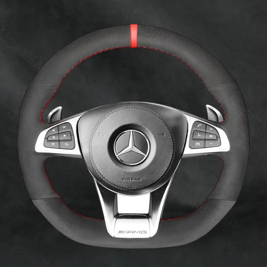 Steering Wheel Cover For Mercedes Benz AMG GT C190 R190 2016-2019