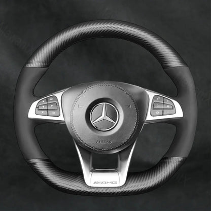 Steering Wheel Cover For Mercedes Benz AMG GT C190 R190 2016-2019