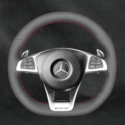 Steering Wheel Cover For Mercedes Benz AMG GT C190 R190 2016-2019