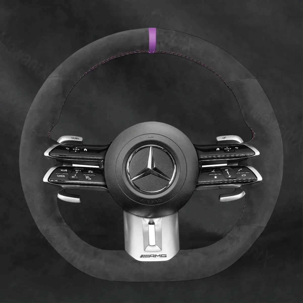 Steering Wheel Cover For Mercedes Benz AMG GT C190 R190 43 53 W212 2022