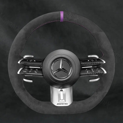 Steering Wheel Cover For Mercedes Benz AMG GT C190 R190 43 53 W212 2022