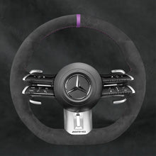 Steering Wheel Cover For Mercedes Benz AMG SL43 AMG SL55 AMG SL63 R232 2022 - 2023 - Mewantx