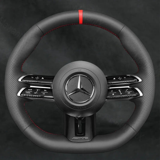 Steering Wheel Cover For Mercedes Benz AMG SL43 AMG SL55 AMG SL63 R232 2022 - 2025 - Mewantx