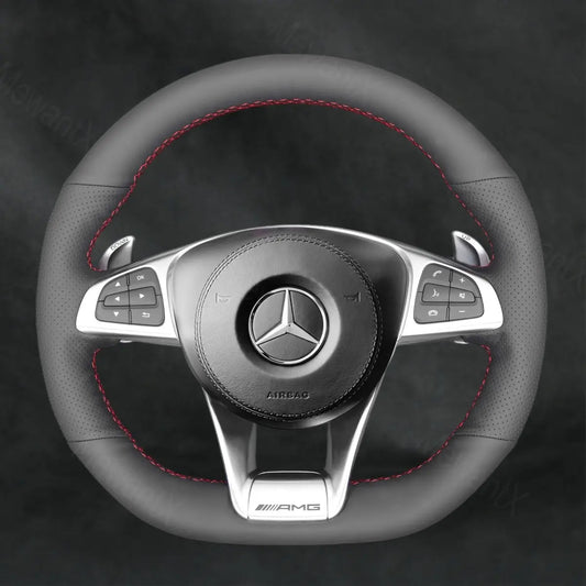Steering Wheel Cover For Mercedes Benz AMG SLC 43 R172 2017-2020