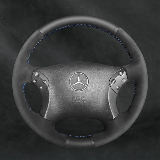 Steering Wheel Cover For Mercedes Benz C - Class W203 C32 AMG 2001 - 2007 - Mewantx