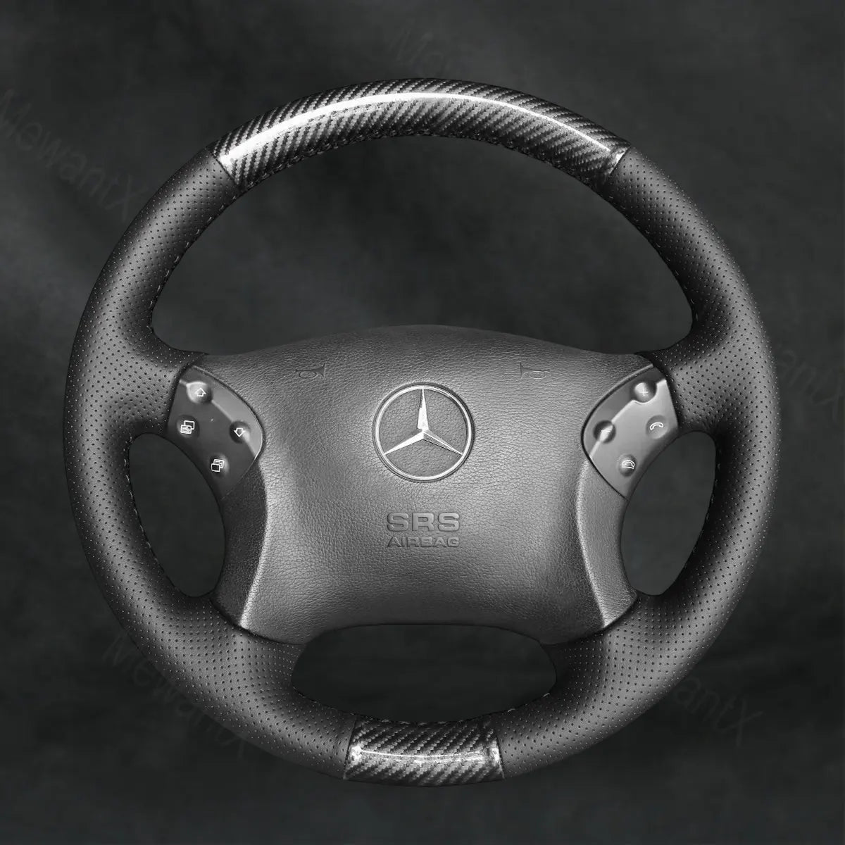Steering Wheel Cover For Mercedes Benz C-Class W203 C32 AMG 2001-2007