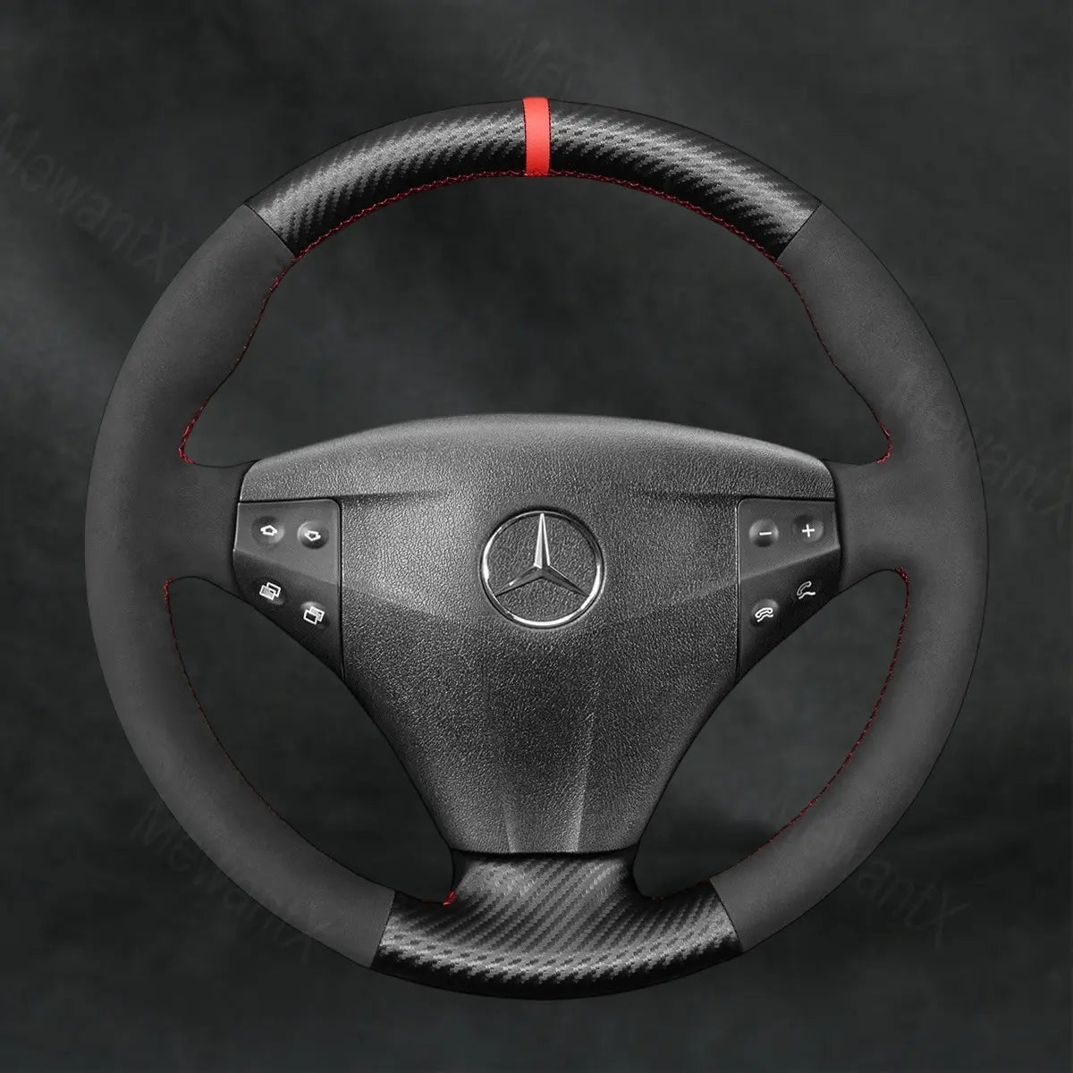 Steering Wheel Cover For Mercedes Benz C-Class W203 Kompressor 2001-2004