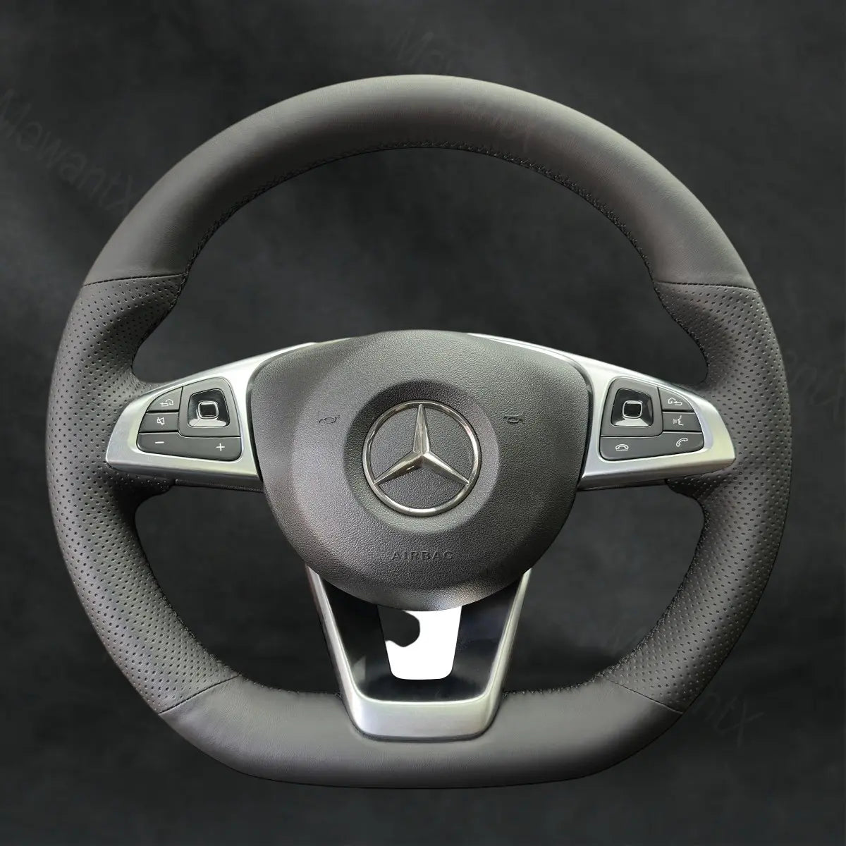 Steering Wheel Cover For Mercedes Benz C-Class W205 AMG C43 2015-2018