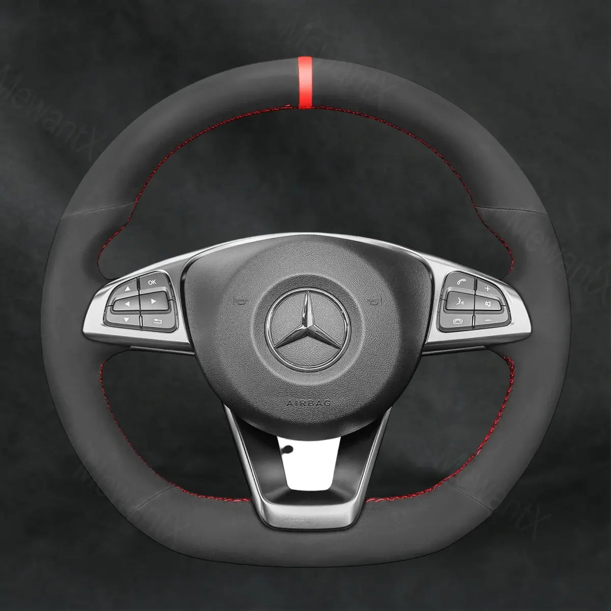 Steering Wheel Cover For Mercedes Benz CLA-Class C117 2015-2019