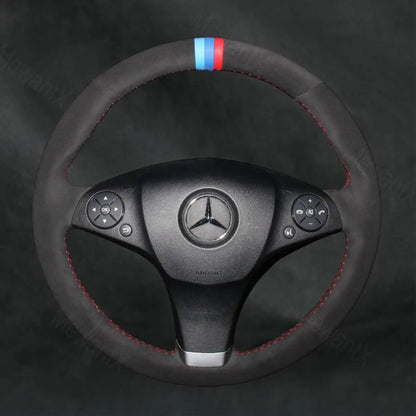 Steering Wheel Cover For Mercedes Benz CLC - Class 2008 - 2012 - Mewantx