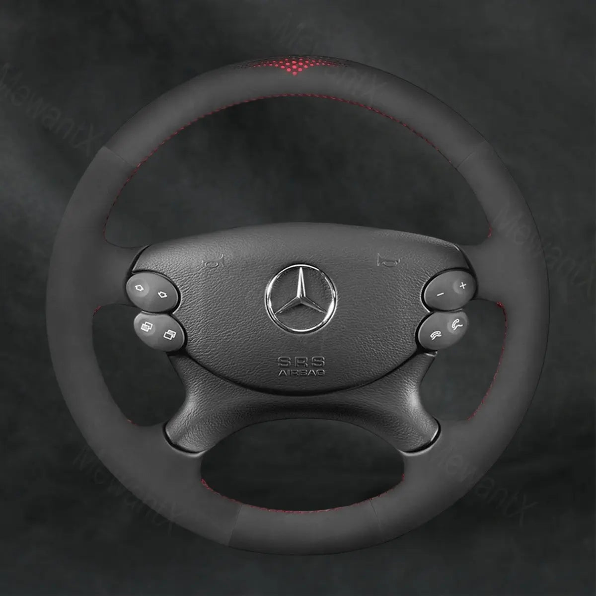 Steering Wheel Cover For Mercedes Benz CLK-Class C209 2003-2009