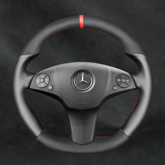 Steering Wheel Cover For Mercedes Benz CLS - Class C219 2009 - 2011 - Mewantx