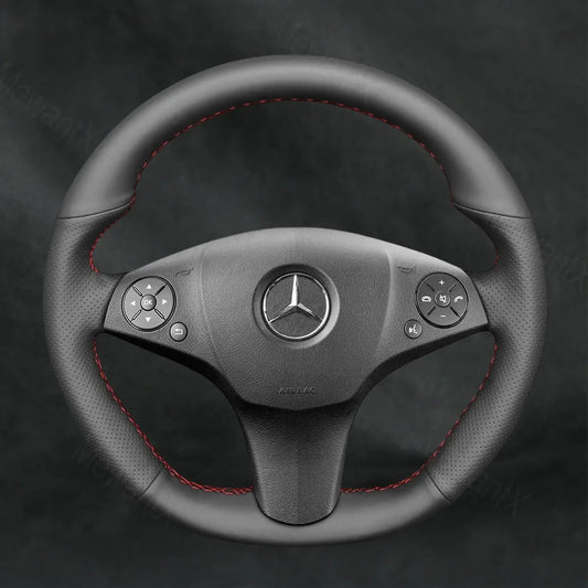 Steering Wheel Cover For Mercedes Benz E 63 AMG W212 2010 - 2011 - Mewantx
