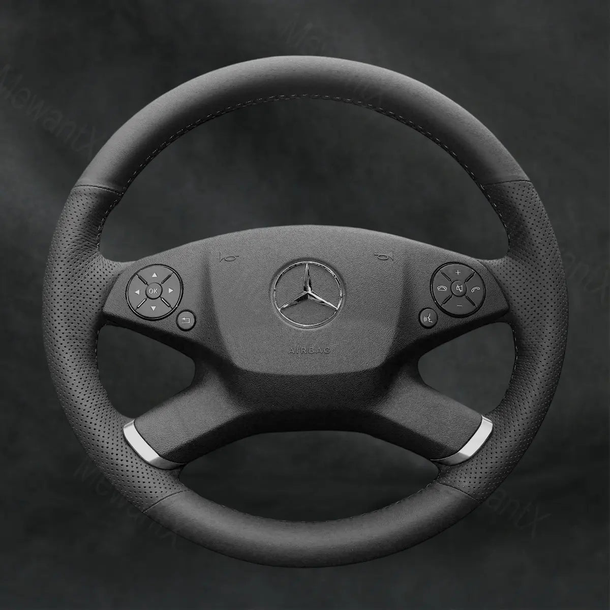 Steering Wheel Cover For Mercedes Benz E - Class W212 2010 - 2011 - Mewantx
