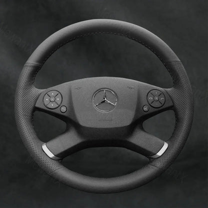 Steering Wheel Cover For Mercedes Benz E - Class W212 2010 - 2011 - Mewantx