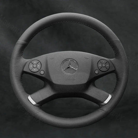 Steering Wheel Cover For Mercedes Benz E - Class W212 2010 - 2011 - Mewantx