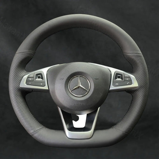 Steering Wheel Cover For Mercedes Benz E - Class W213 2017 - 2018 - Mewantx