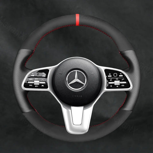 Steering Wheel Cover For Mercedes Benz EQB X243 2022 - 2025 - Mewantx