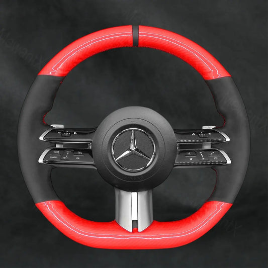 Steering Wheel Cover For Mercedes Benz EQS V297 2021-2023