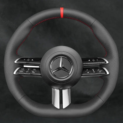 Steering Wheel Cover For Mercedes Benz EQS V297 2022 - 2025 - Mewantx