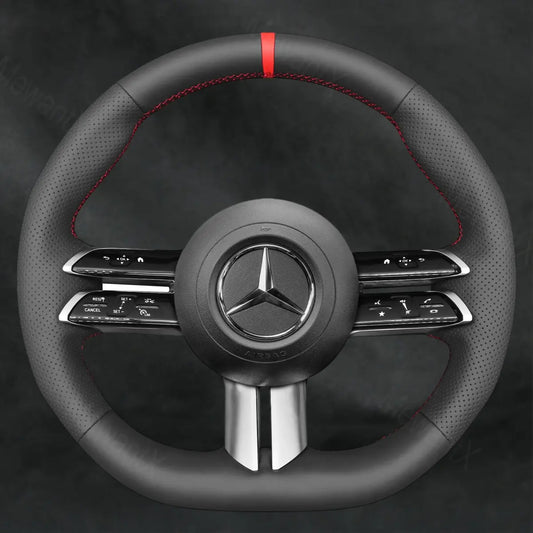 Steering Wheel Cover For Mercedes Benz EQS V297 2022 - 2025 - Mewantx