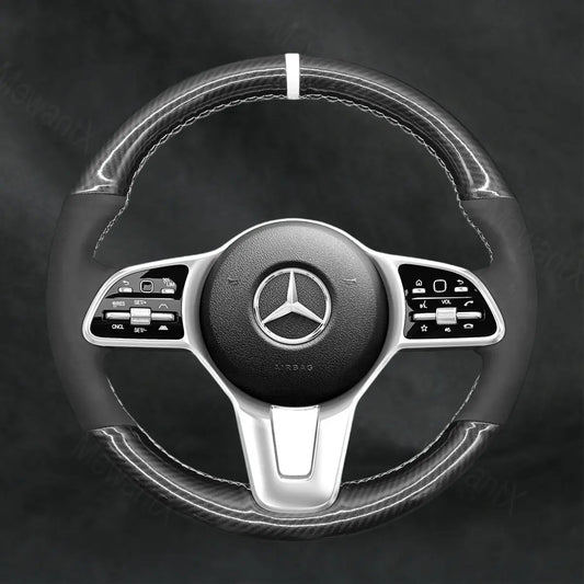 Steering Wheel Cover For Mercedes Benz G - Class W463 2018 - 2025 - Mewantx