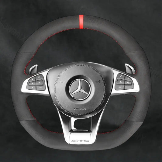 Steering Wheel Cover For Mercedes Benz M - Class W163 1998 - 2005 - Mewantx