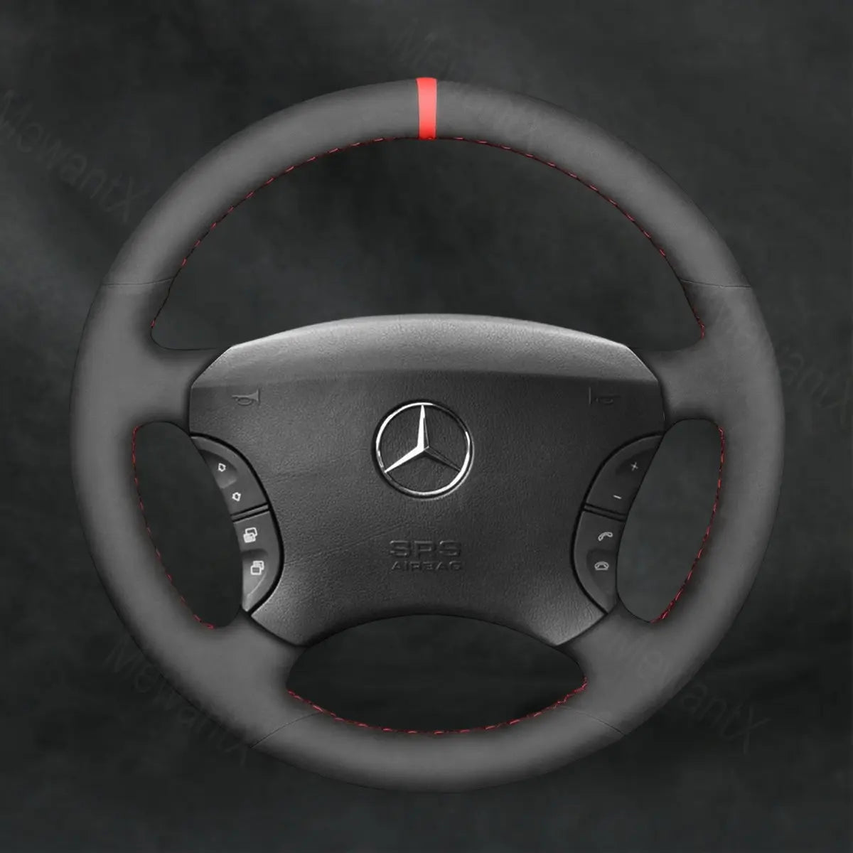 Steering Wheel Cover For Mercedes Benz S-Class W220 2000-2006