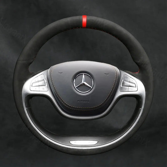 Steering Wheel Cover For Mercedes Benz S-Class W222 2014-2017