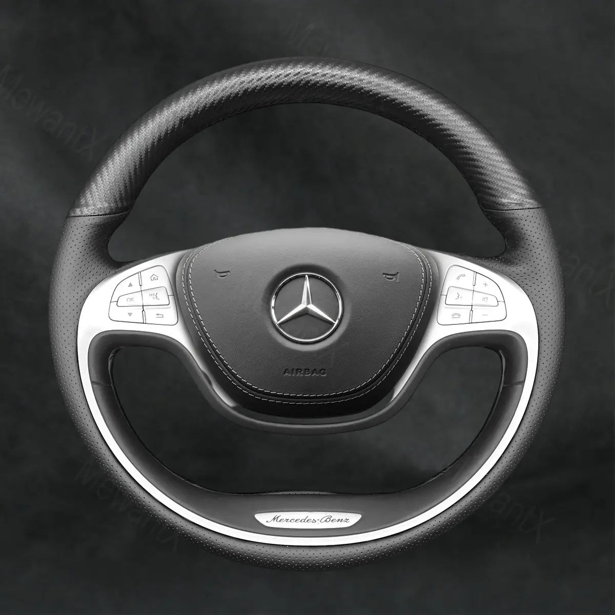 Steering Wheel Cover For Mercedes Benz S-Class W222 2014-2017
