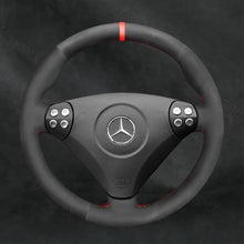 Steering Wheel Cover For Mercedes Benz SLK - Class R171 2005 - 2008 - Mewantx