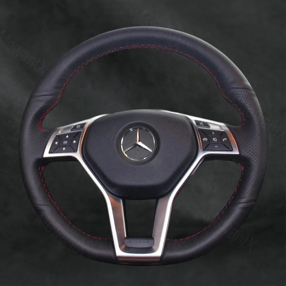 Steering Wheel Cover For Mercedes Benz SLK-Class R172 2012-2016