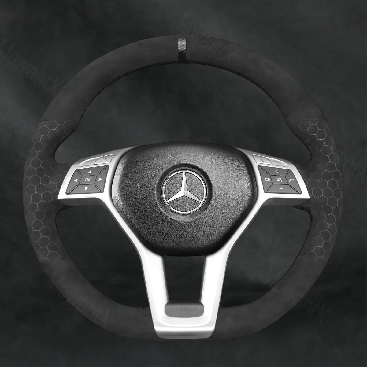 Steering Wheel Cover For Mercedes Benz SLK-Class R172 2012-2016