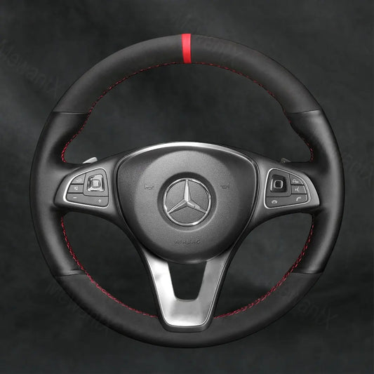 Steering Wheel Cover For Mercedes Benz X - Class W470 2017 - 2020 - Mewantx
