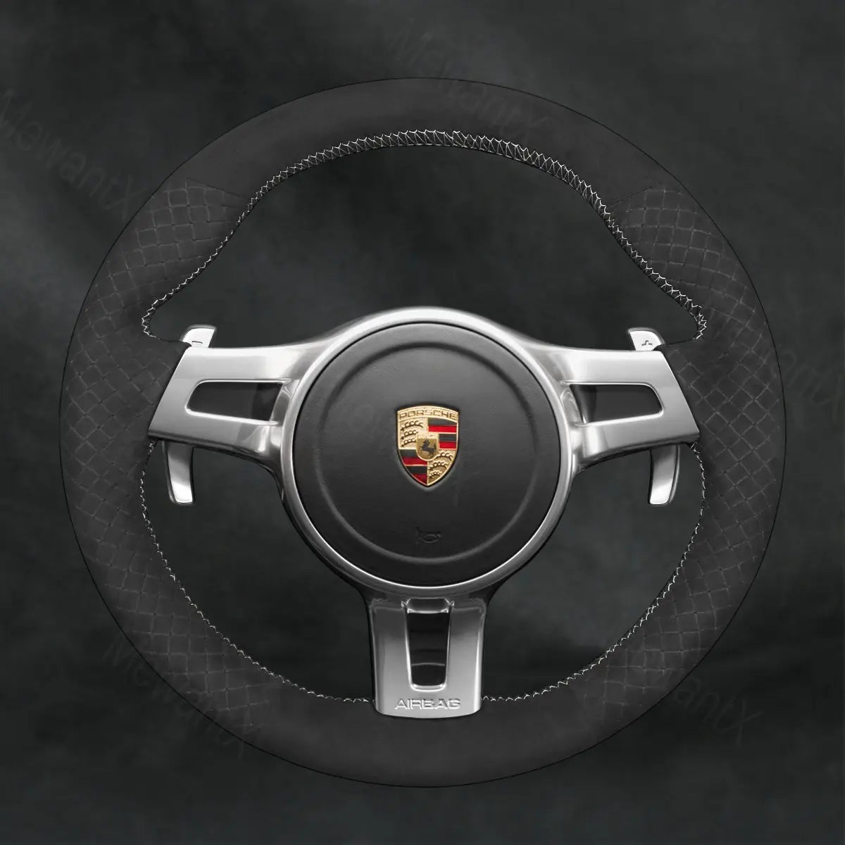 Steering Wheel Cover For Porsche Cayenne 2010-2014