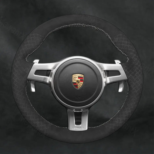 Steering Wheel Cover For Porsche Panamera 2013-2016